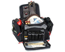 G Outdoors® GPS Medium Range Bag - Black / Red