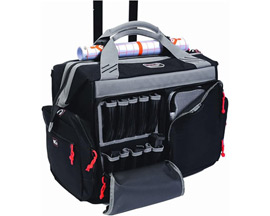 G Outdoors® GPS Rolling Range Bag - Black / Red