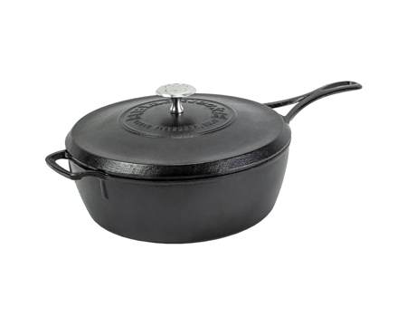 Lodge Cast Iron® Blacklock 4 qt. Deep Skillet With Lid