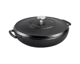 Lodge Cast Iron® Blacklock Triple Seasoned Braiser With Lid