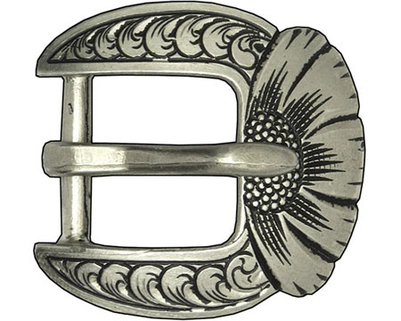 Horse Shoe Brand Tools® Scalloped Heel Buckle - Bronze