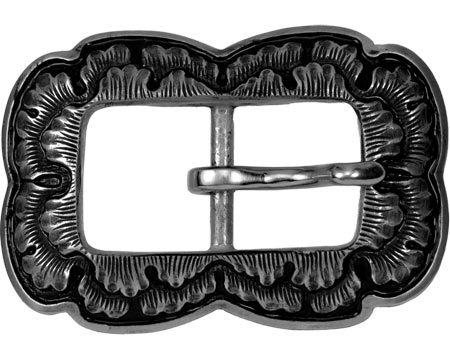 Horse Shoe Brand Tools® Peony Center Bar Buckle - Bronze