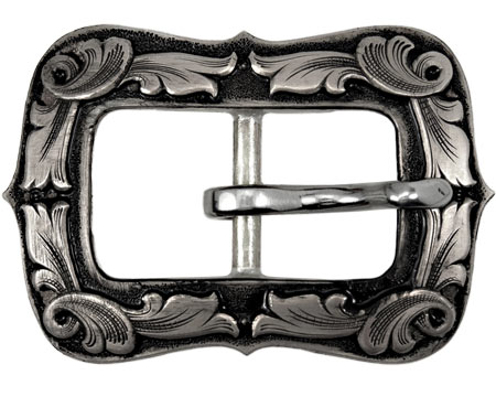 Horse Shoe Brand Tools® Acanthus Center Bar Buckle - Bronze