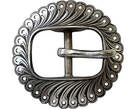 Horse Shoe Brand Tools® Round Main & Winchester Center Bar Buckle - Bronze