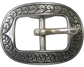 Horse Shoe Brand Tools® English Scroll Center Bar Buckle - Bronze