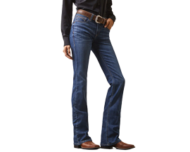 Ariat Women's REAL Leila Perfect Rise Bootcut Jean - Irvine