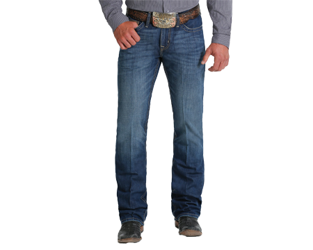 Cinch Men's Slim Fit Ian Medium Stonewash Jeans