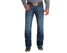 Cinch Men's Slim Fit Ian Medium Stonewash Jeans