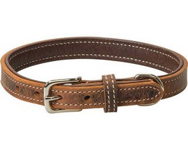 Weaver Equine® Crazy Horse Leather Dog Collar - 5/8 in.