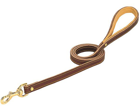 Weaver Equine® Deer Ridge Leather Dog Leash - 4 ft.