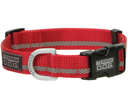 Terrain D.O.G.® Snap-N-Go Adjustable Dog Collar with Reflective Stripe