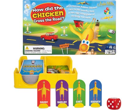 Archie McPhee® How Did the Chicken Cross the Road Card Game
