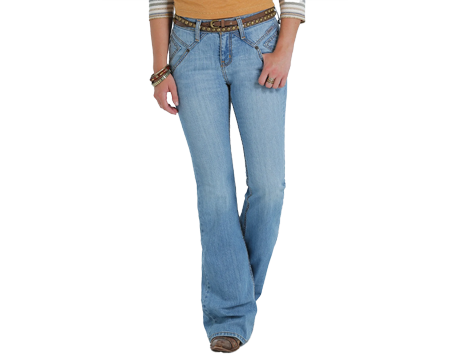 Cinch Women's Hanah Flare Light Stonewash Jean 