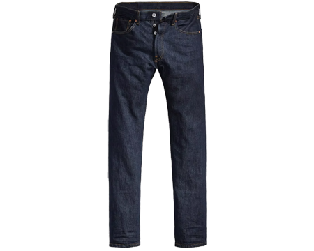 Levi's 501® MEN'S ORIGINAL FIT JEANS RINSED DENIM 