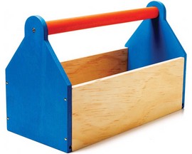 Stanley® Jr. Wooden DIY Construction Kit - Toolbox