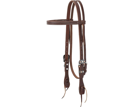 Weaver Leather Supply® Chevron Designer Hardware Slim Browband Headstall