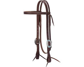 Weaver Leather Supply® Feather Designer Hardware Straight Slim Browband Headstall