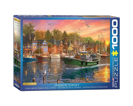 EuroGraphics® Harbor Sunset Puzzle - 1000 Pieces