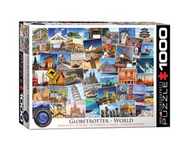 EuroGraphics® World Globetrotter Puzzle - 1000 Pieces