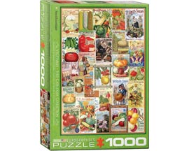EuroGraphics® Vegetables Smithsonian Seed Catalogue Puzzle - 1000 Pieces