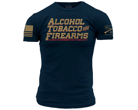 Gruntstyle Men's A.T.F. T-SHIRT - MIDNIGHT NAVY 