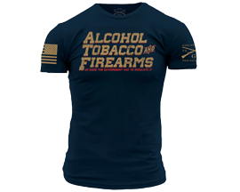 Gruntstyle Men's A.T.F. T-SHIRT - MIDNIGHT NAVY 