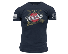 Gruntstyle Men's MURICA BREWING T-SHIRT - MIDNIGHT NAVY