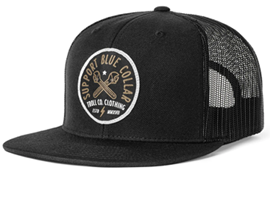 Troll Co. Support Blue Collar Mettle Snapback Hat