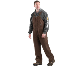 Berne Men's Heartland Insulated Washed Duck Bib Overall