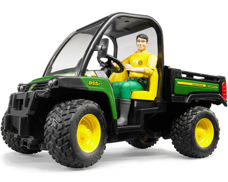 Bruder® John Deere® 855D Gator XUV with Driver