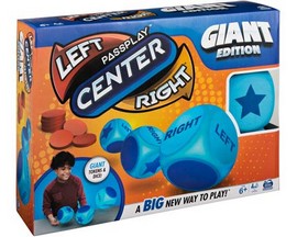 Spin Master Giant Edition Passplay Left Center Right Game