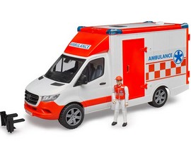 Bruder® Mercedes Benz® Sprinter Ambulance with Paramedic