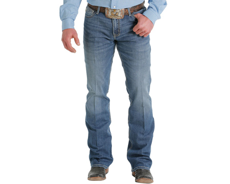 Cinch® Men's Ian Slim Fit Bootcut Jeans - Medium Stone