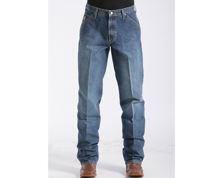 Cinch® Men's Blue Label Loose Fit Tapered Jeans - Medium Stone Wash