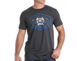 Cinch® Men's Classic Logo Short Sleeve Tee - Black Heather