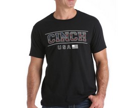 Cinch® Men's Classic Logo Short Sleeve Tee - Black