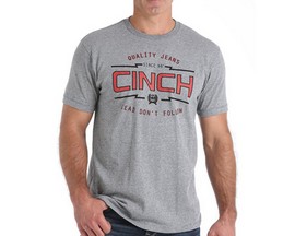 Cinch® Men's Classic Logo Short Sleeve Tee - Carbon