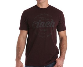 Cinch® Men's Classic Logo Short Sleeve Tee - Black Cherry