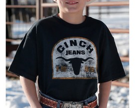 Cinch® Boy's Cinch Jeans Short Sleeve Tee - Navy