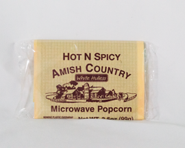 Amish Country Microwave Hot N Spicy Popcorn