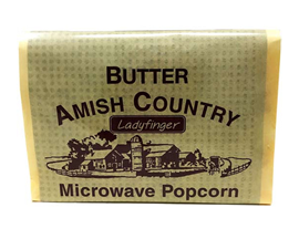 Amish Country Ladyfinger Butter Microwave Popcorn