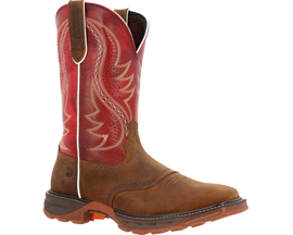 DURANGO MEN'S MAVERICK XP CRIMSON WATERPROOF SQUARE TOE WORK BOOTS 