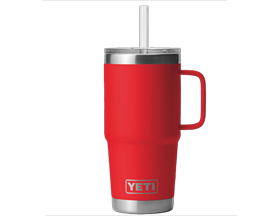 YETI Rambler 25 Oz Straw Mug - Rescue Red