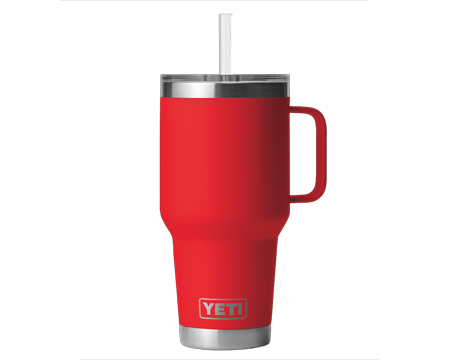 YETI Rambler 35 Oz Straw Mug - Rescue Red