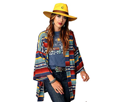 Cinch® Women's Cruel Denim Serape Kimono - Patterned Color