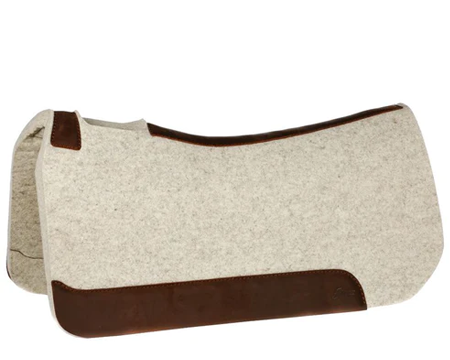 1 1/8" 32x32 Natural Full Skirt Saddle Pad