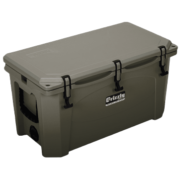 Grizzly 75 Quart Cooler - Lunar Green