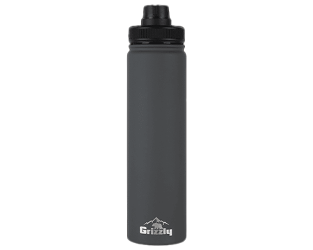 GRIZZLY 20OZ WATER BOTTLE -  Stealth
