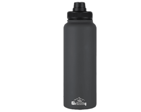 GRIZZLY 40OZ WATER BOTTLE -  Stealth