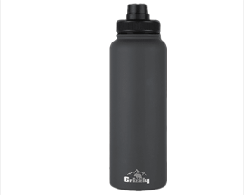 GRIZZLY 40OZ WATER BOTTLE -  Stealth